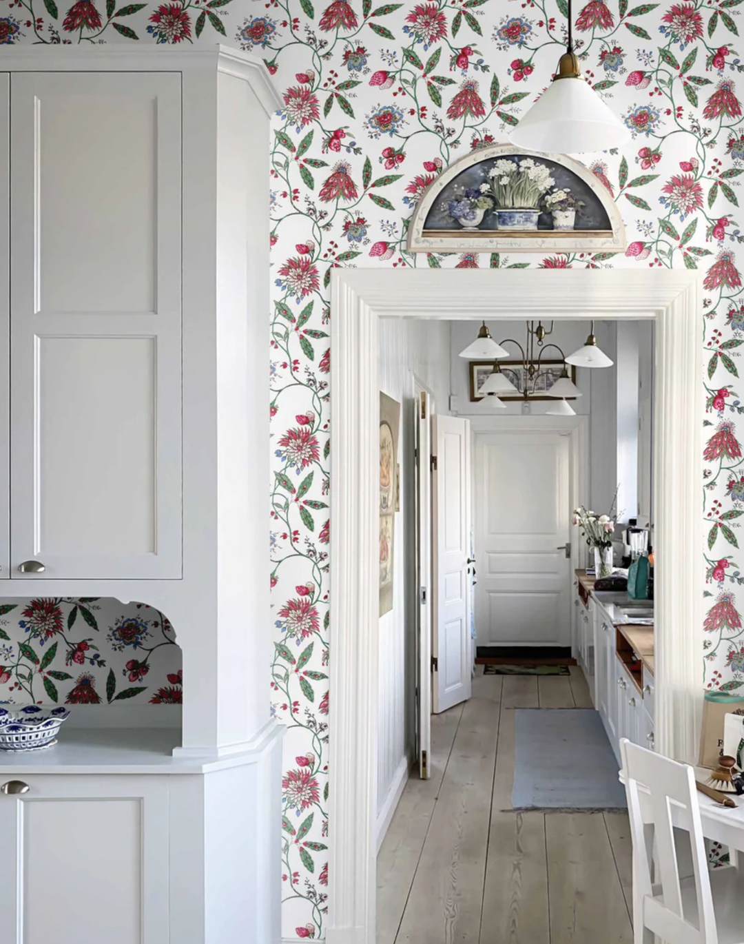 Amalita Floral, White