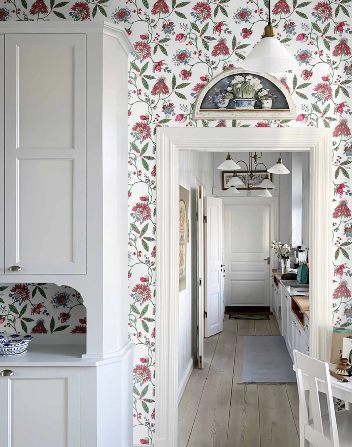 Amalita Floral, White