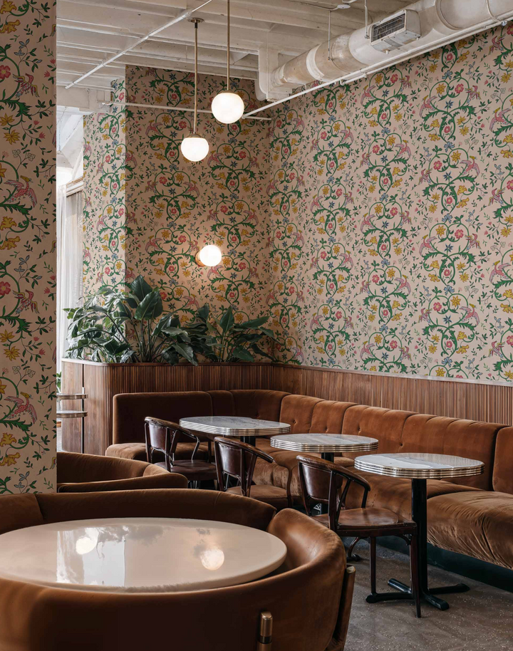 Antwerp Damask, Stone D00141