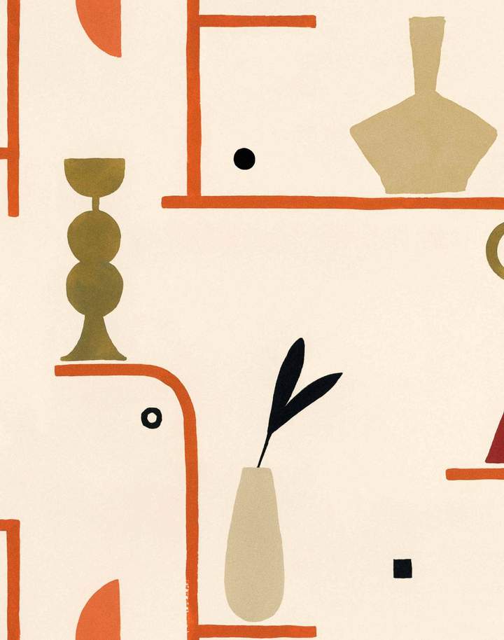 Archaeological Forms, Beige NP5103-2