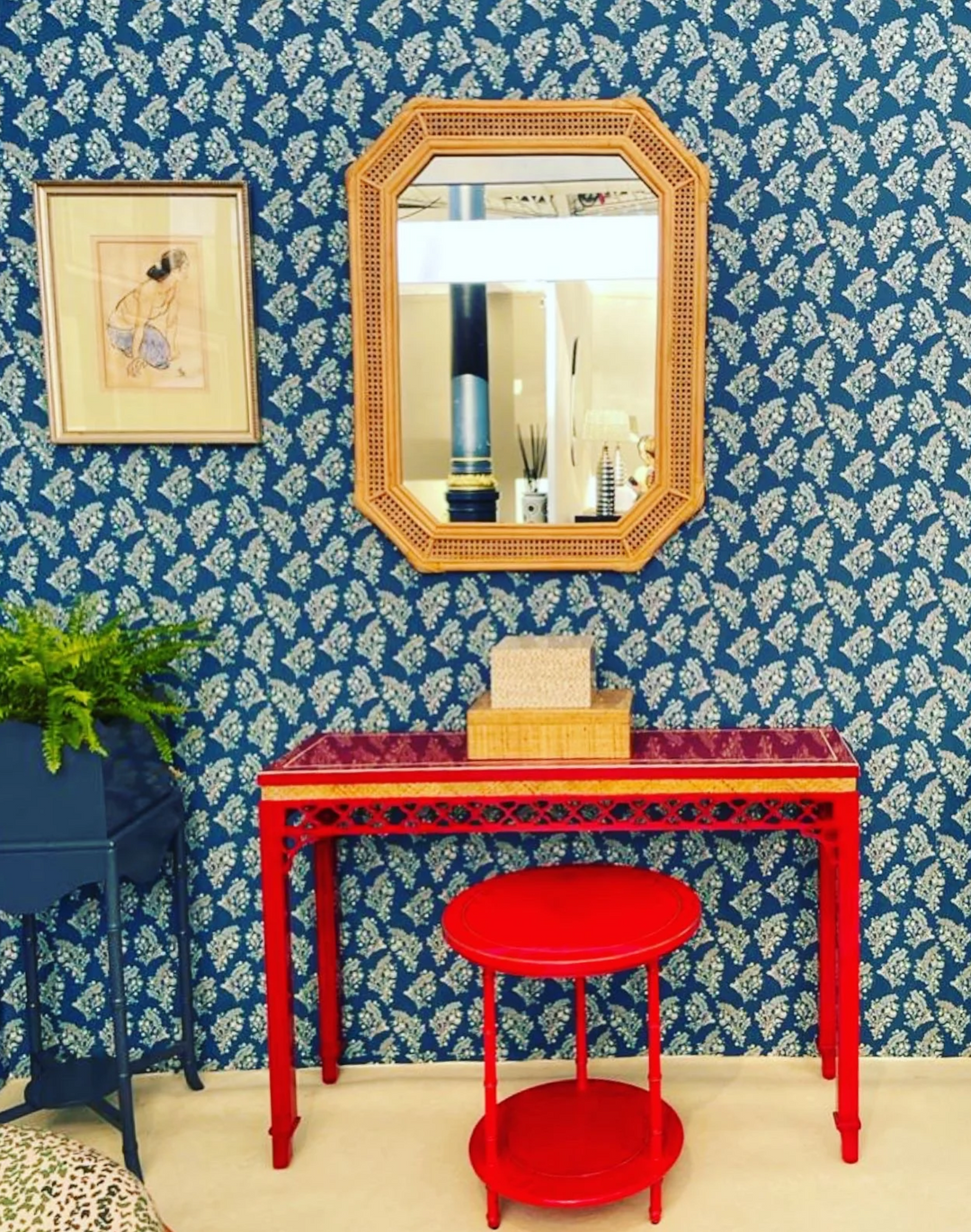 Baby Coromandel Flower, Day Blue