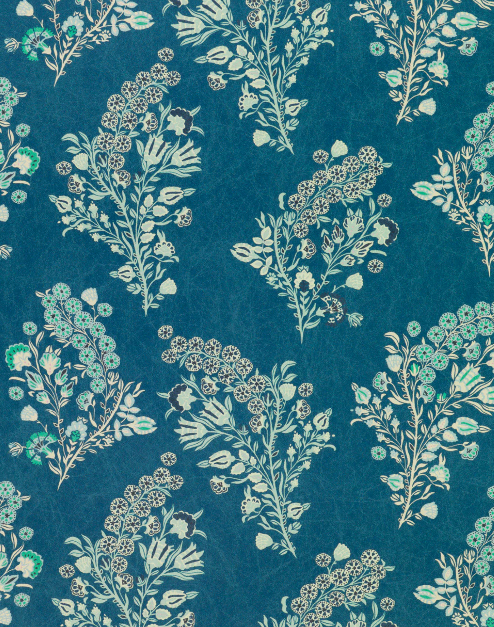 Baby Coromandel Flower, Day Blue – The Pattern Collective