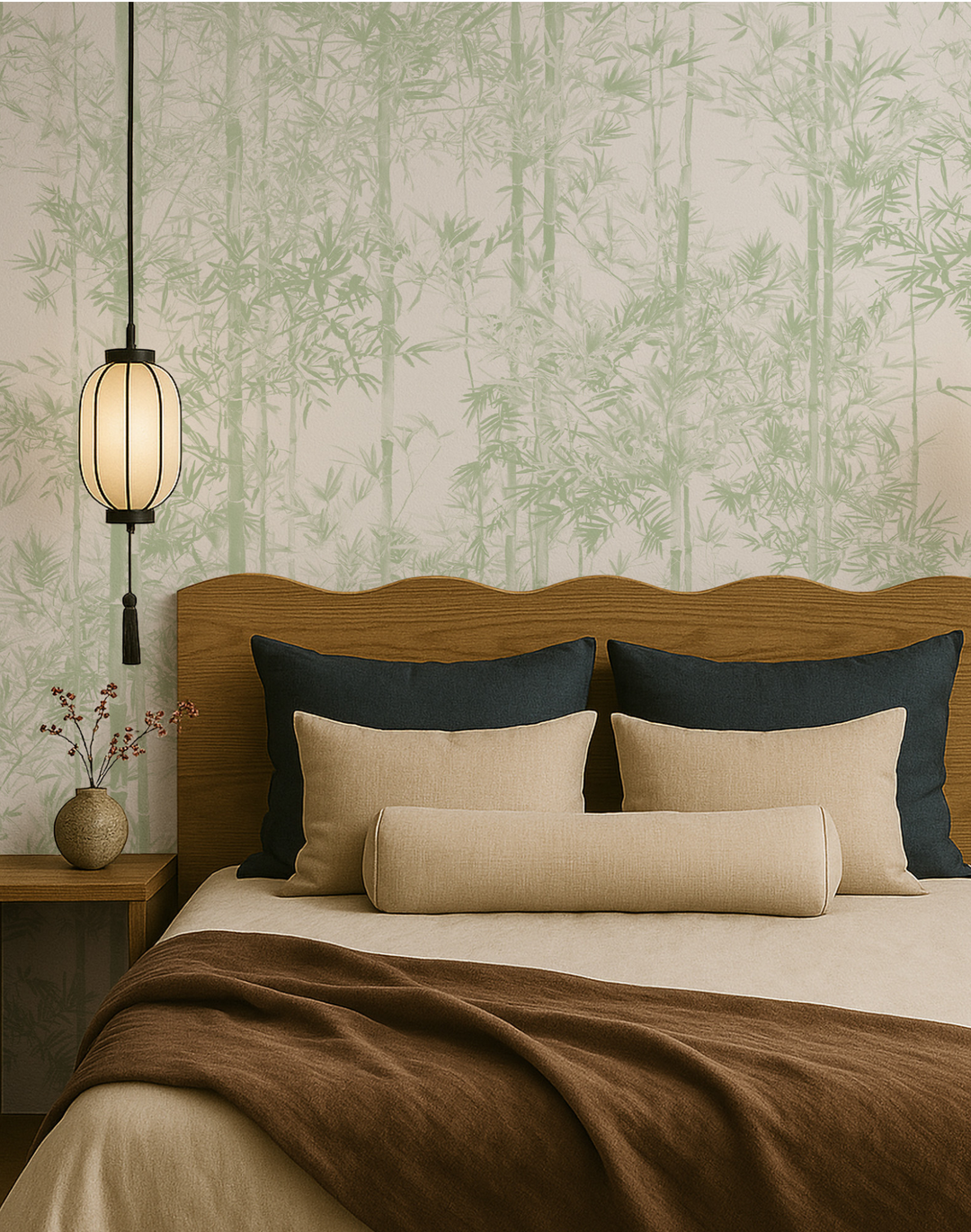 Bamboo Mural, Green