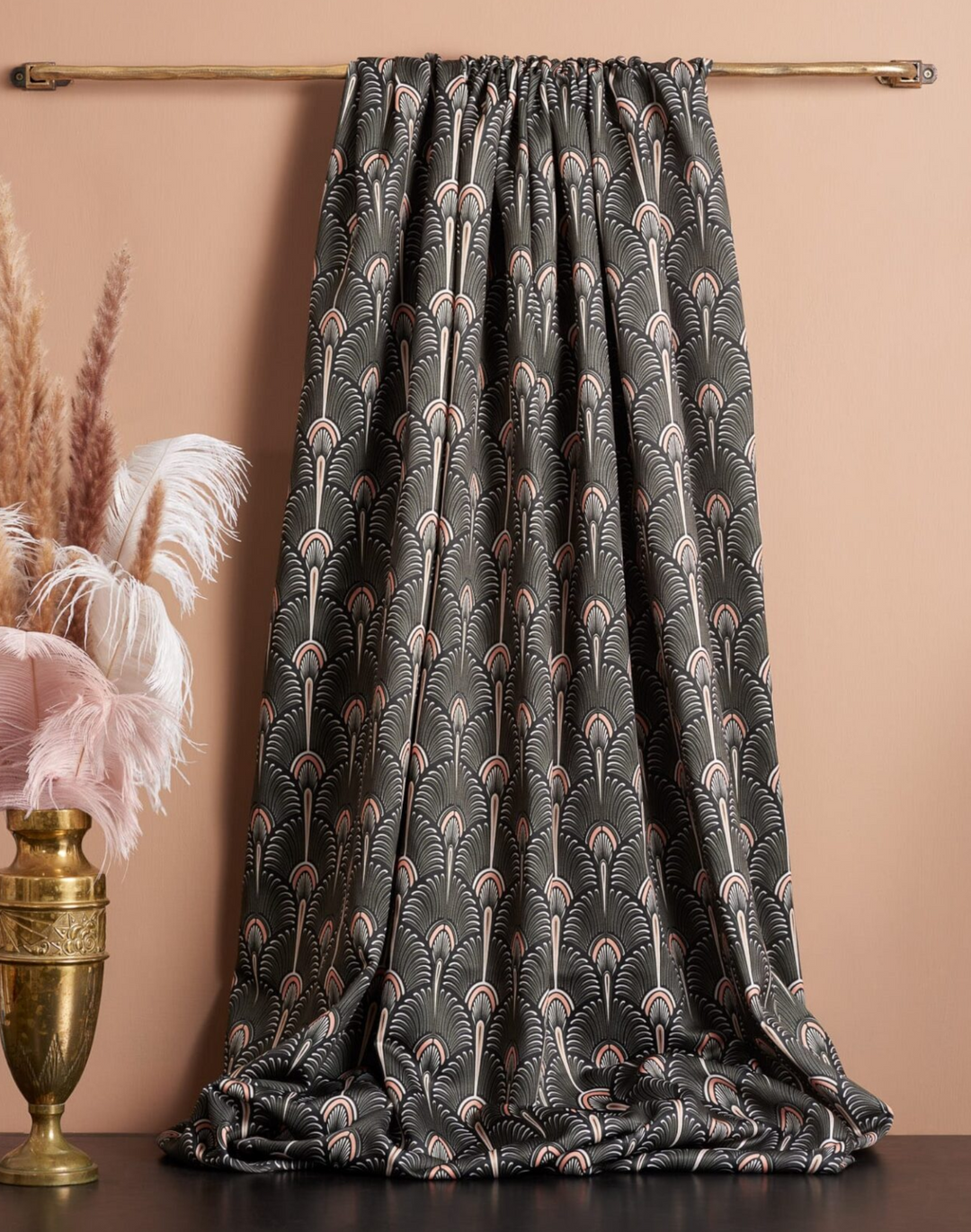 Bang Heavy Satin Fabric, Chocolate
