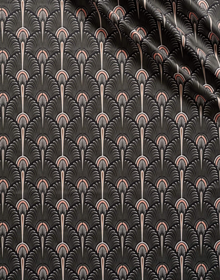 Bang Heavy Satin Fabric, Chocolate