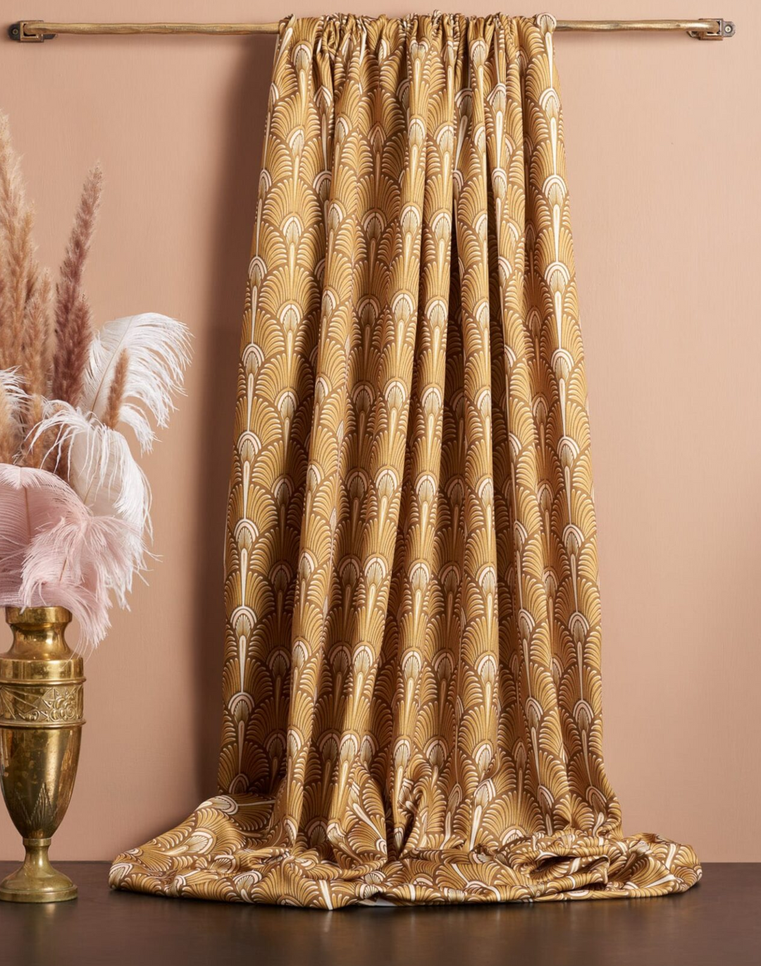 Bang Heavy Satin Fabric, Mustard