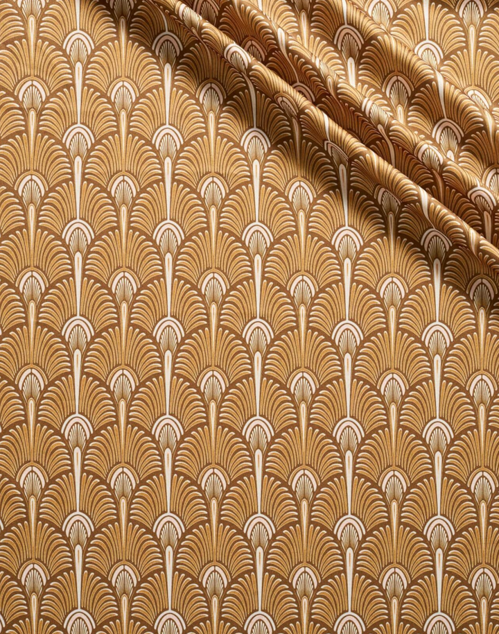 Bang Heavy Satin Fabric, Mustard
