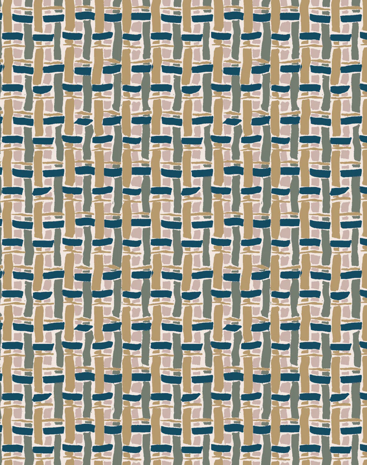 Basket, Tea - Linen Fabric