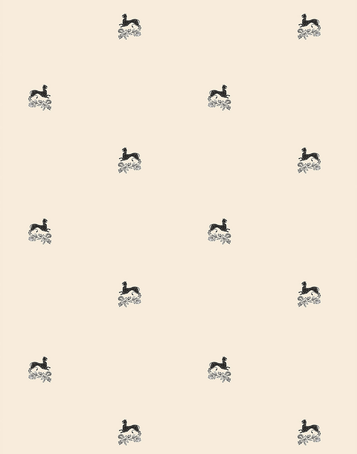 Beastly Blooms Grasscloth, Ash & Snow WPLR0120