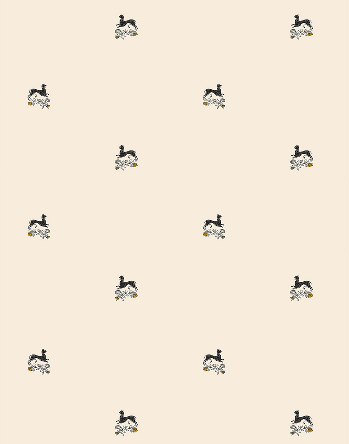 Beastly Blooms Grasscloth, Champagne Beige WPLR0121