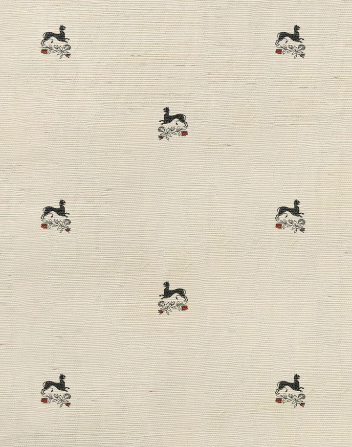 Beastly Blooms Grasscloth, Pebble Beach WPLR0122