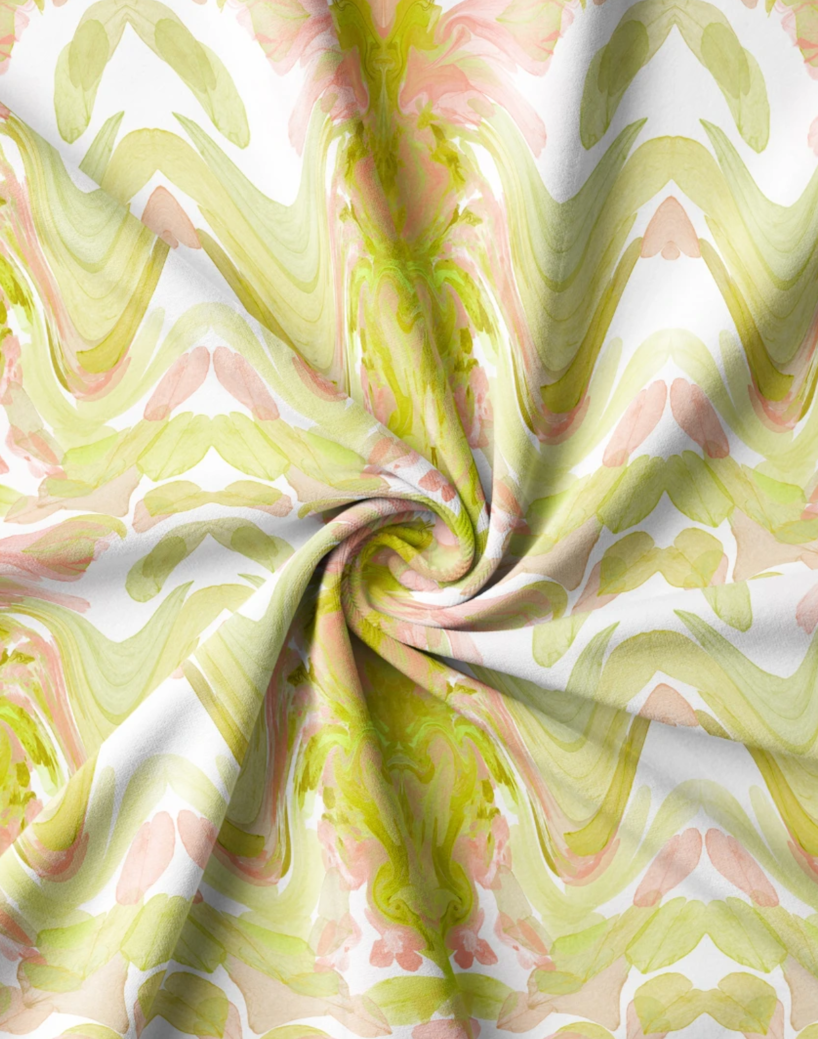 Bel Air Blossom, Chartreuse Velvet Fabric – The Pattern Collective