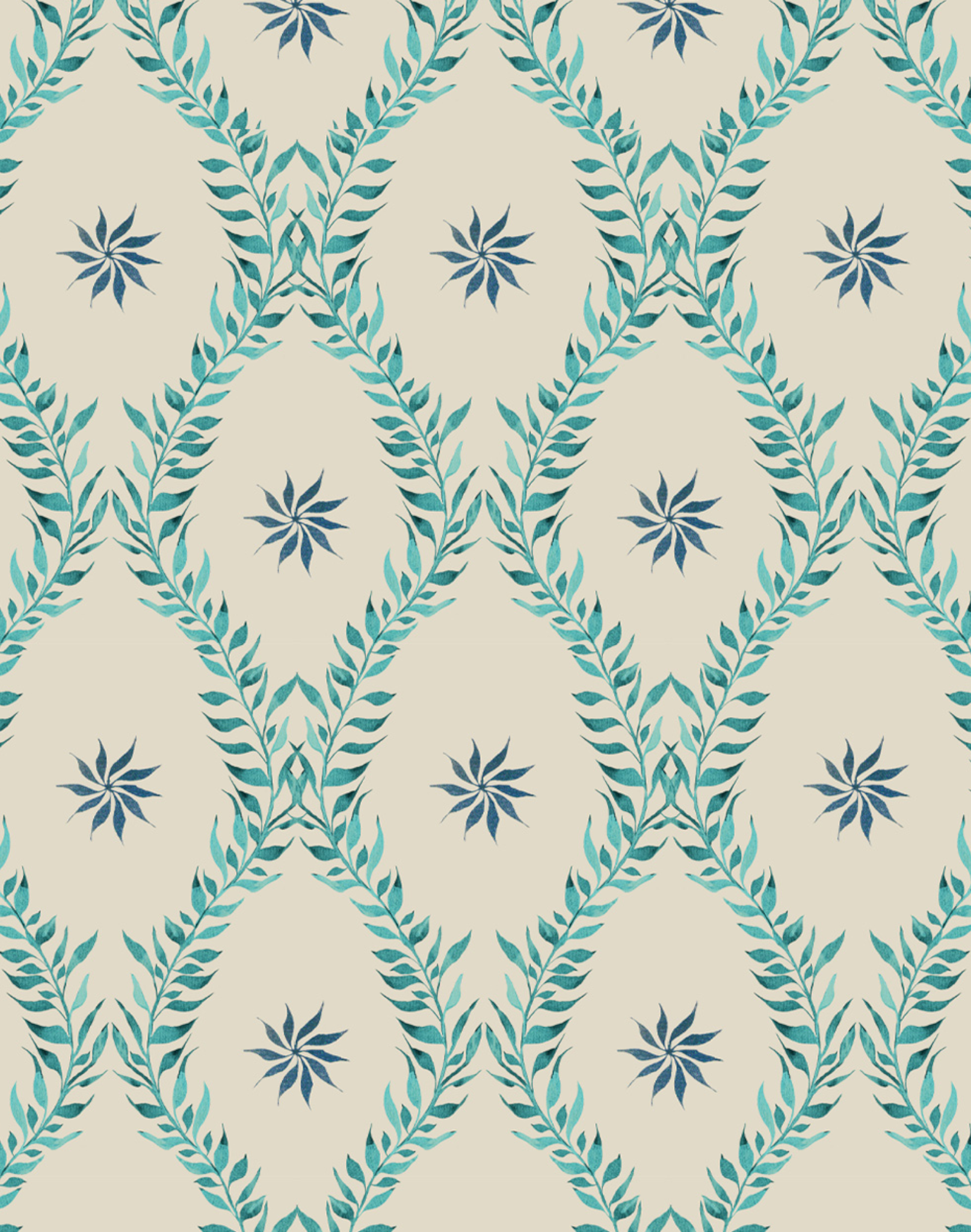 Belle, Teal – The Pattern Collective