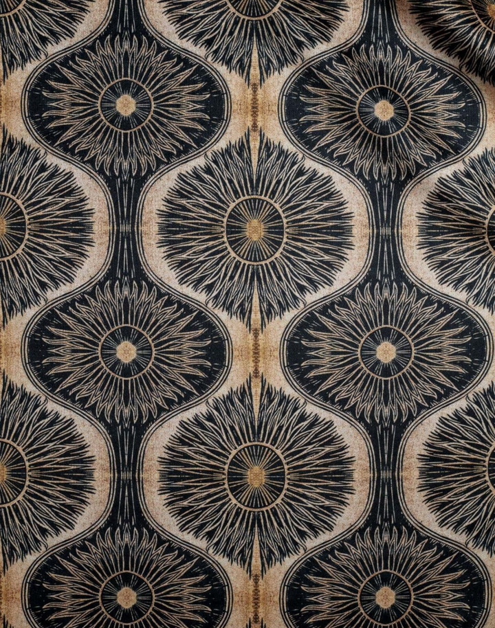 Bibana Velvet Fabric, Gold