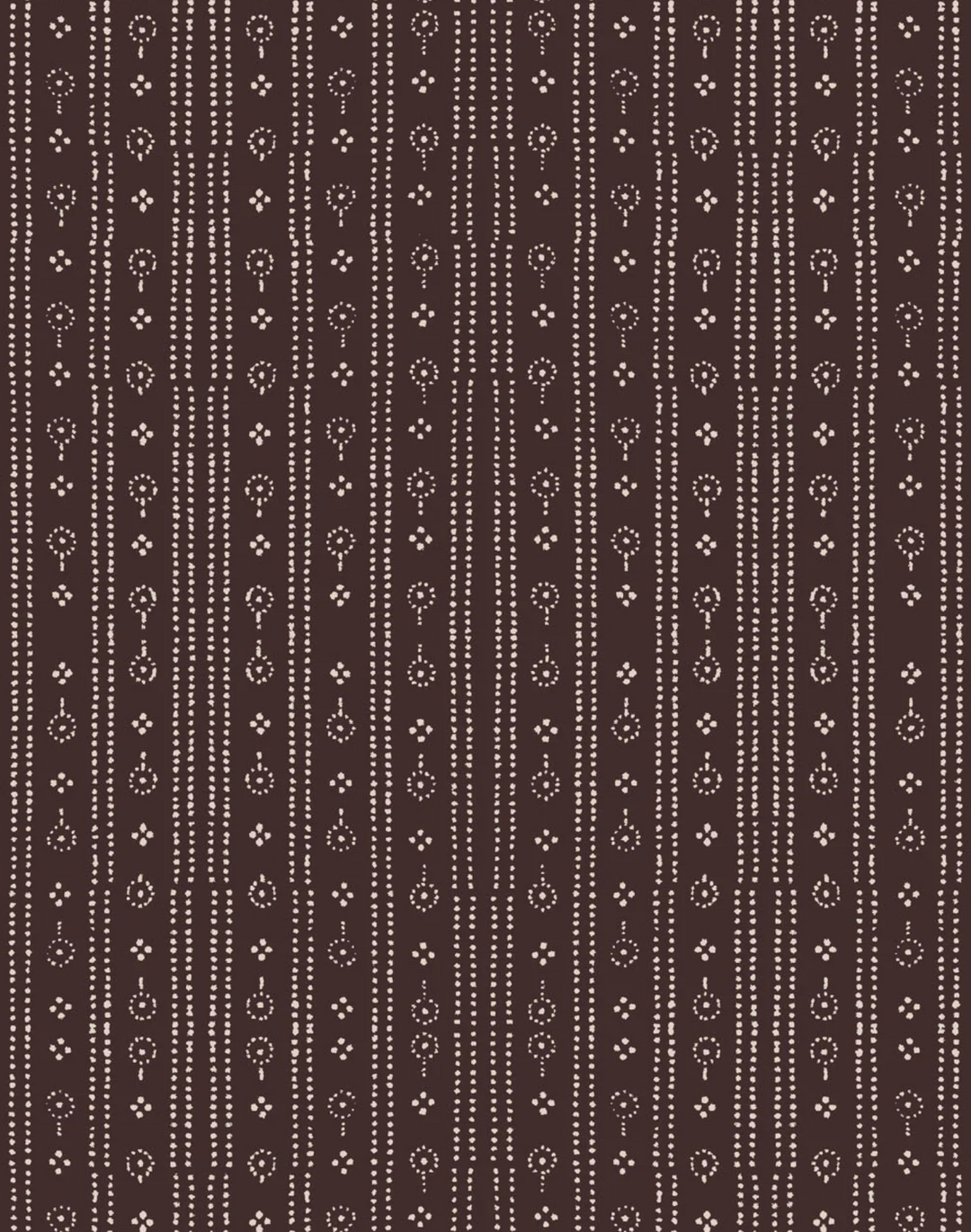 Birdlip Path, Conker - Linen Fabric