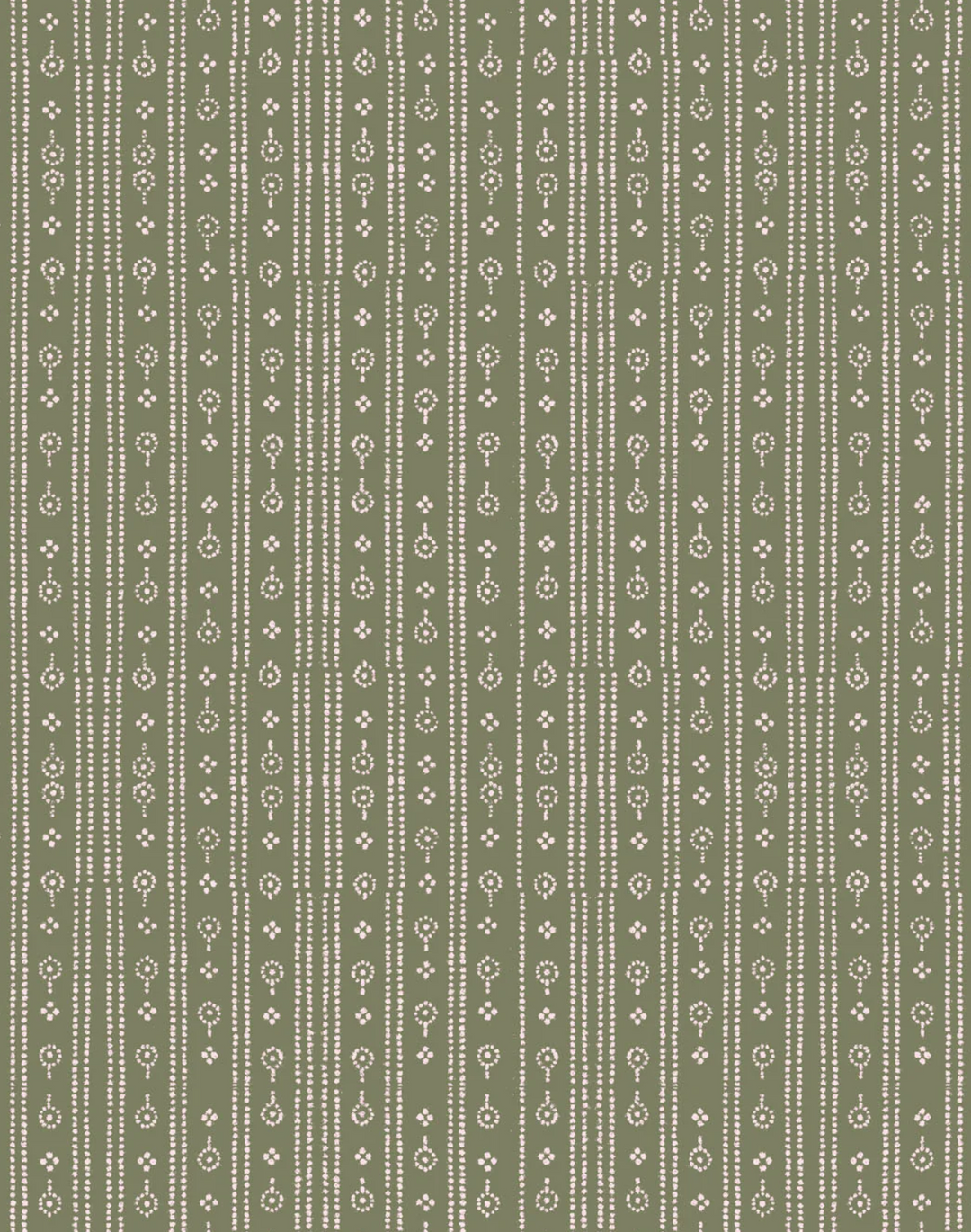 Birdlip Path, Hunter - Linen Fabric