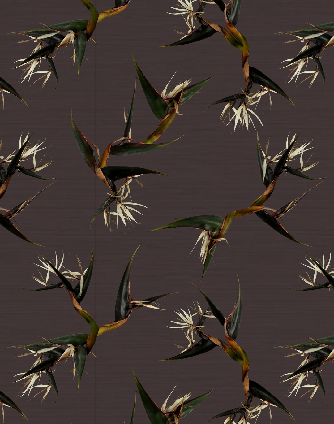 Bird of Paradise Nicolai Grasscloth, Ash