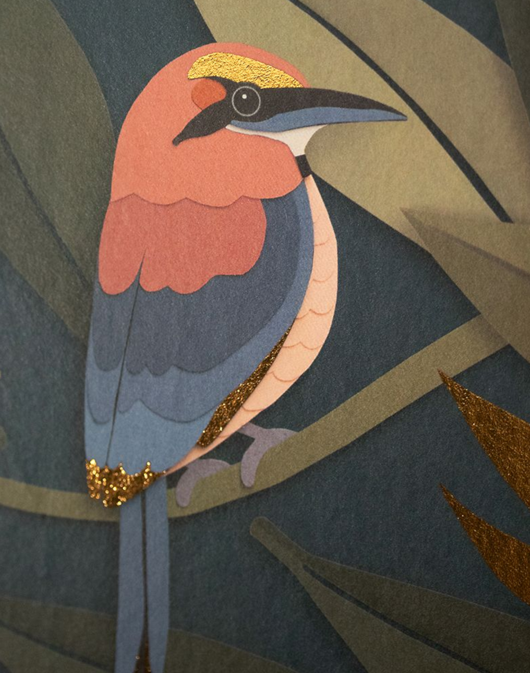 Birds, Blue & Gold