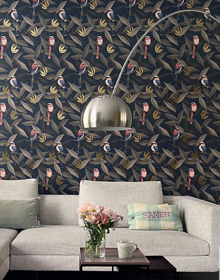 Birds, Blue & Gold