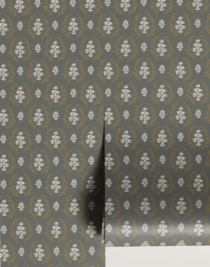 Block Print No.2, Olive