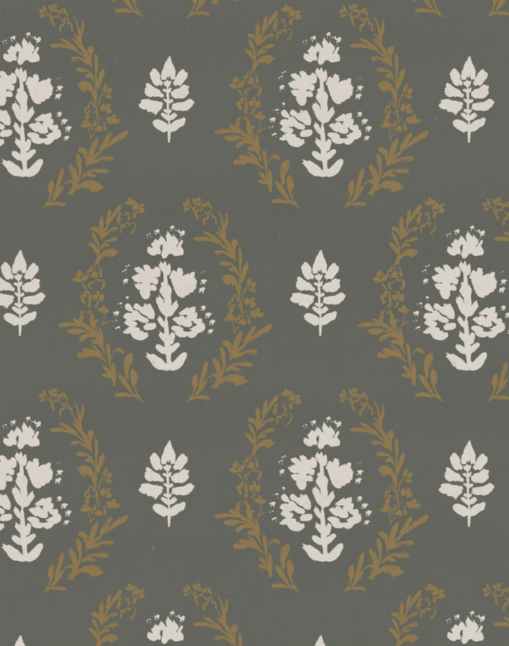 Block Print No.2, Olive