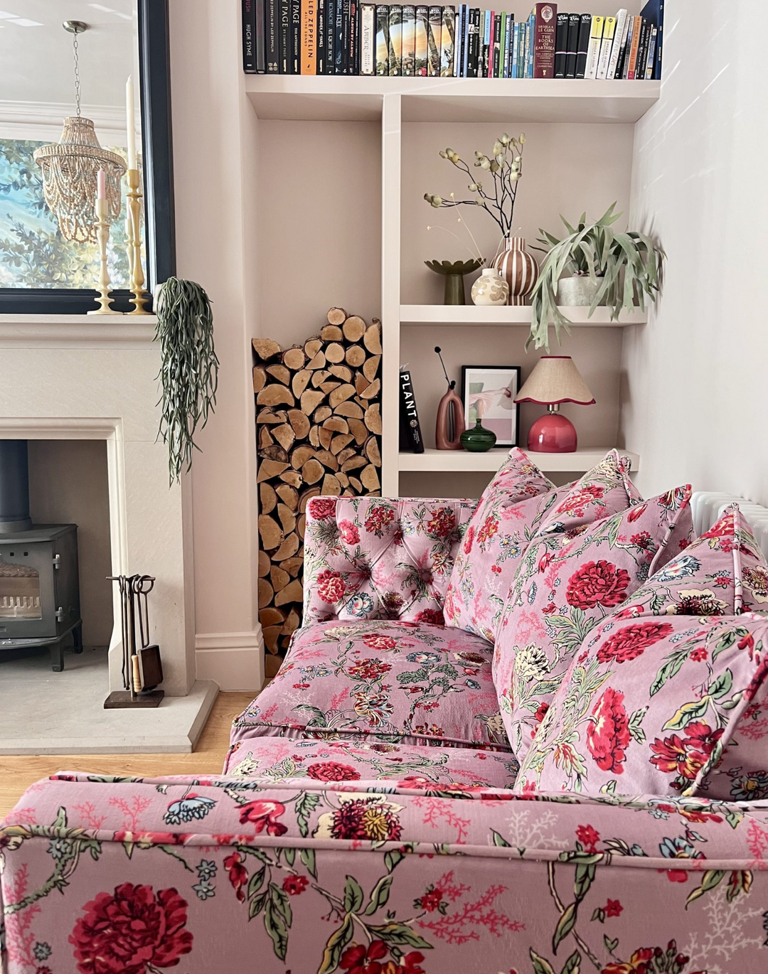 Bloomin Lovely, You Got Me Blushing - Linen Fabric