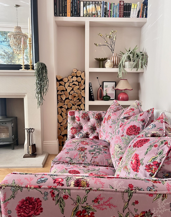 Bloomin Lovely, You Got Me Blushing - Linen Fabric
