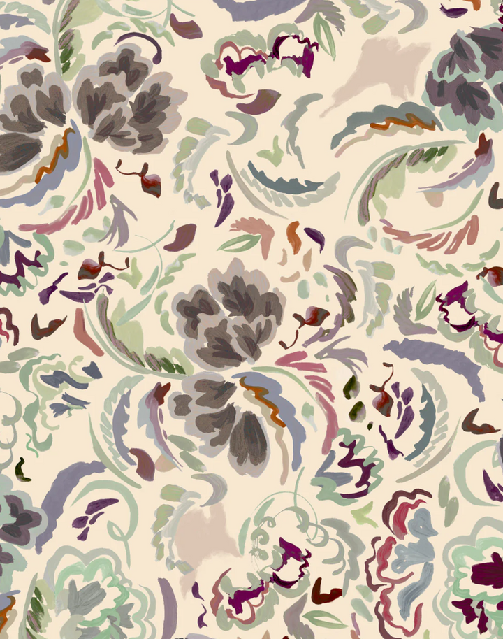 Bloomsbury Grande, Verdigris - Linen Fabric