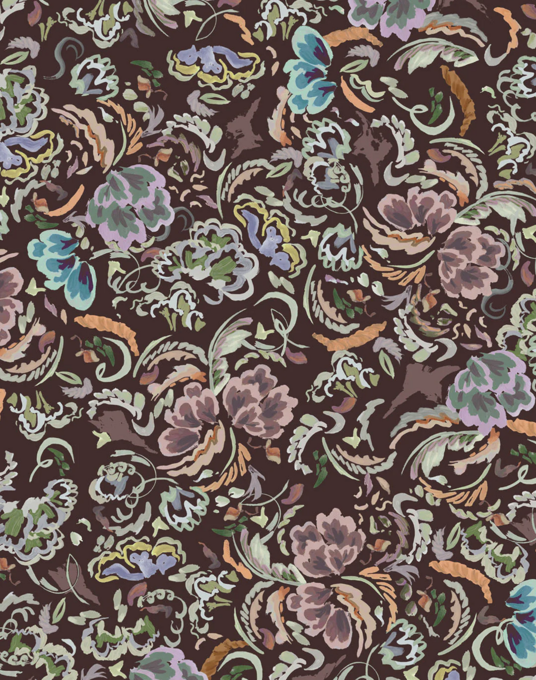 Bloomsbury Grande, Conker - Linen Fabric