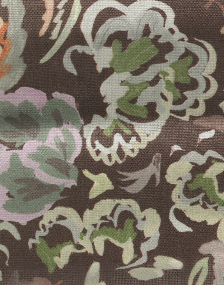 Bloomsbury Petite, Conker - Linen Fabric