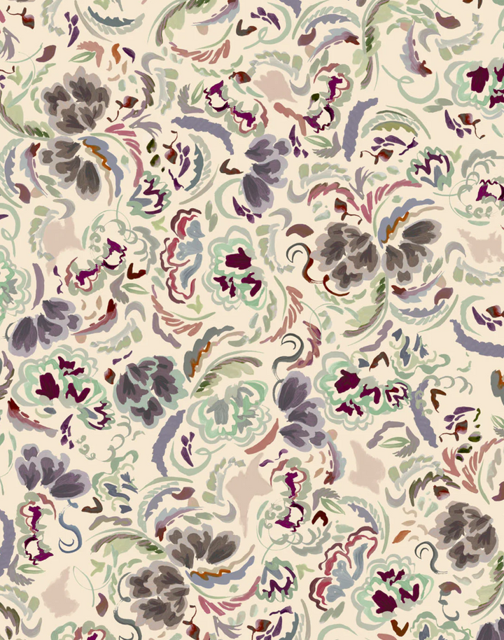 Bloomsbury Petite, Verdigris - Linen Fabric