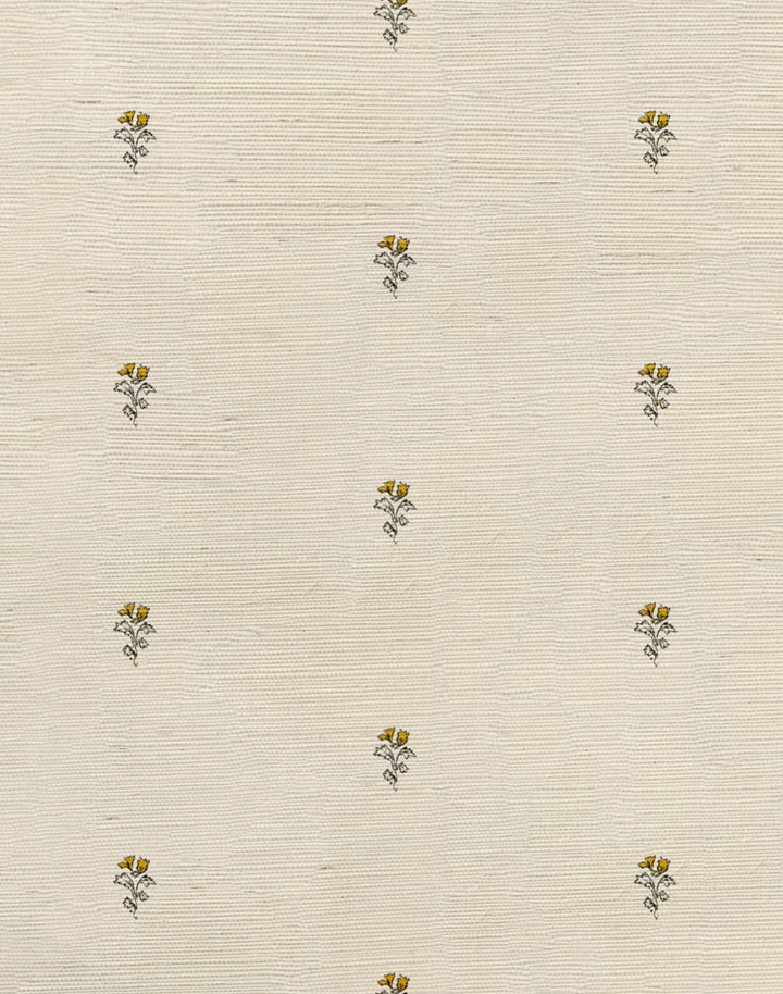 Blossom Bouquet Grasscloth, Honey Glow WPLR0123
