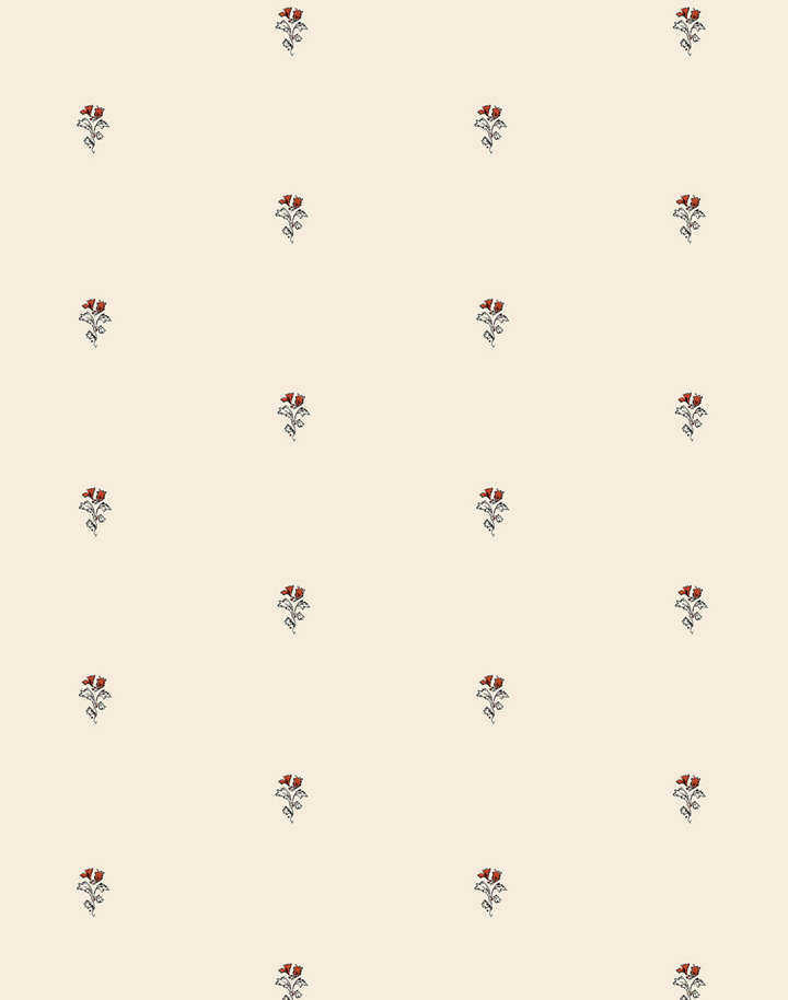 Blossom Bouquet Grasscloth, Pale Driftwood WPLR0124