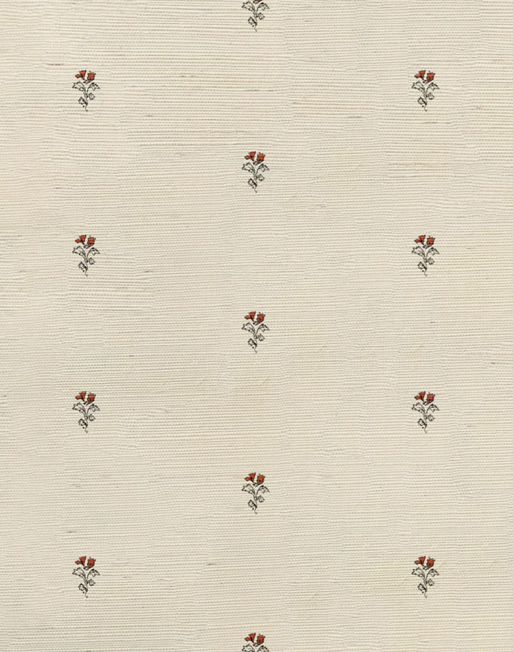 Blossom Bouquet Grasscloth, Pale Driftwood WPLR0124