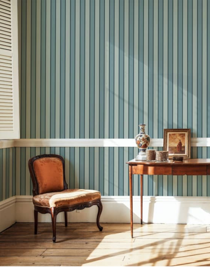 Bocage Stripe, Aqua