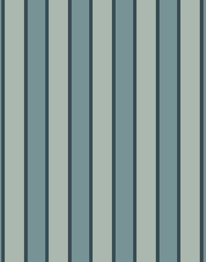 Bocage Stripe, Aqua