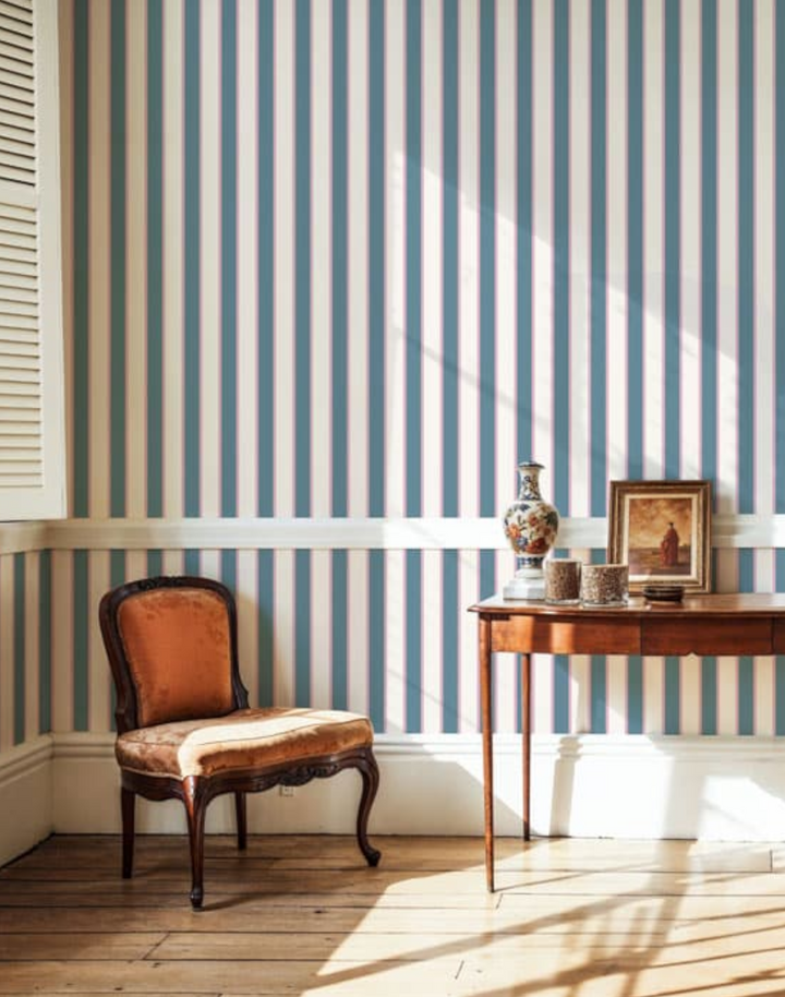 Bocage Stripe, Teal