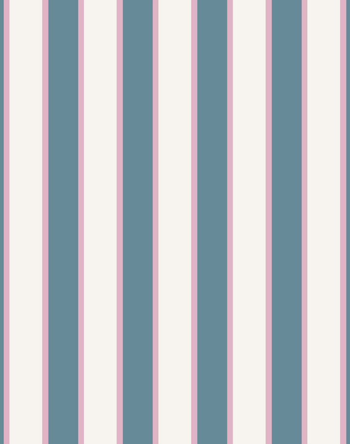 Bocage Stripe, Teal