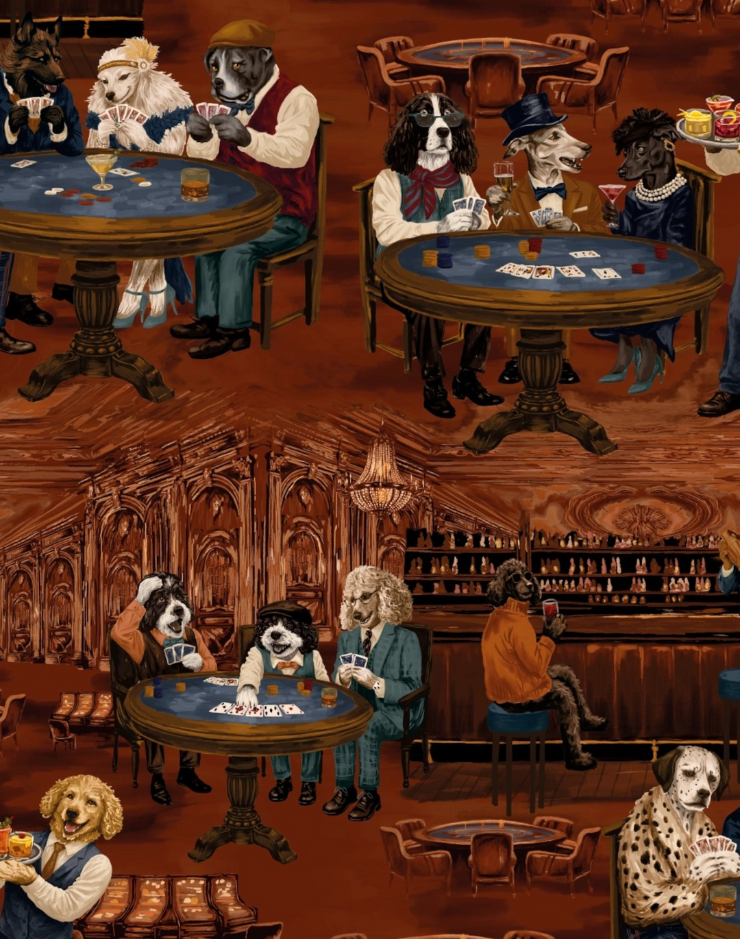 Canine Cards, Mahogany House