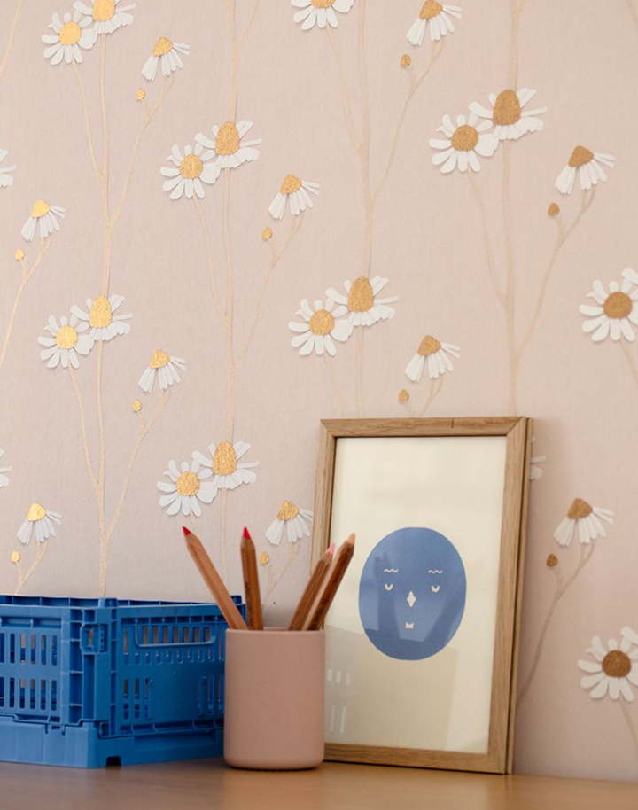 Chamomile, Powder Pink & Gold