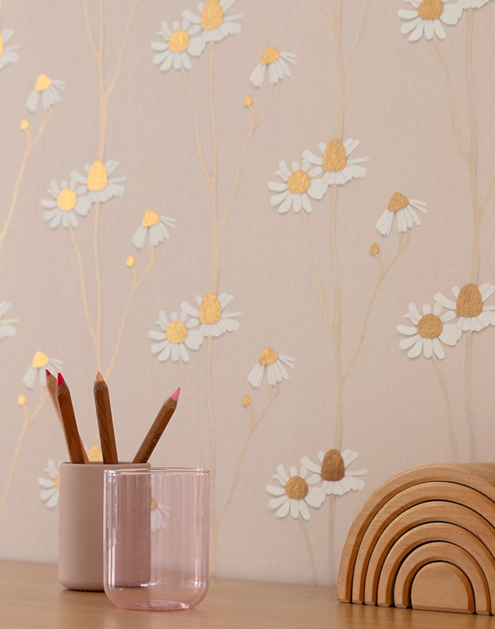 Chamomile, Powder Pink & Gold