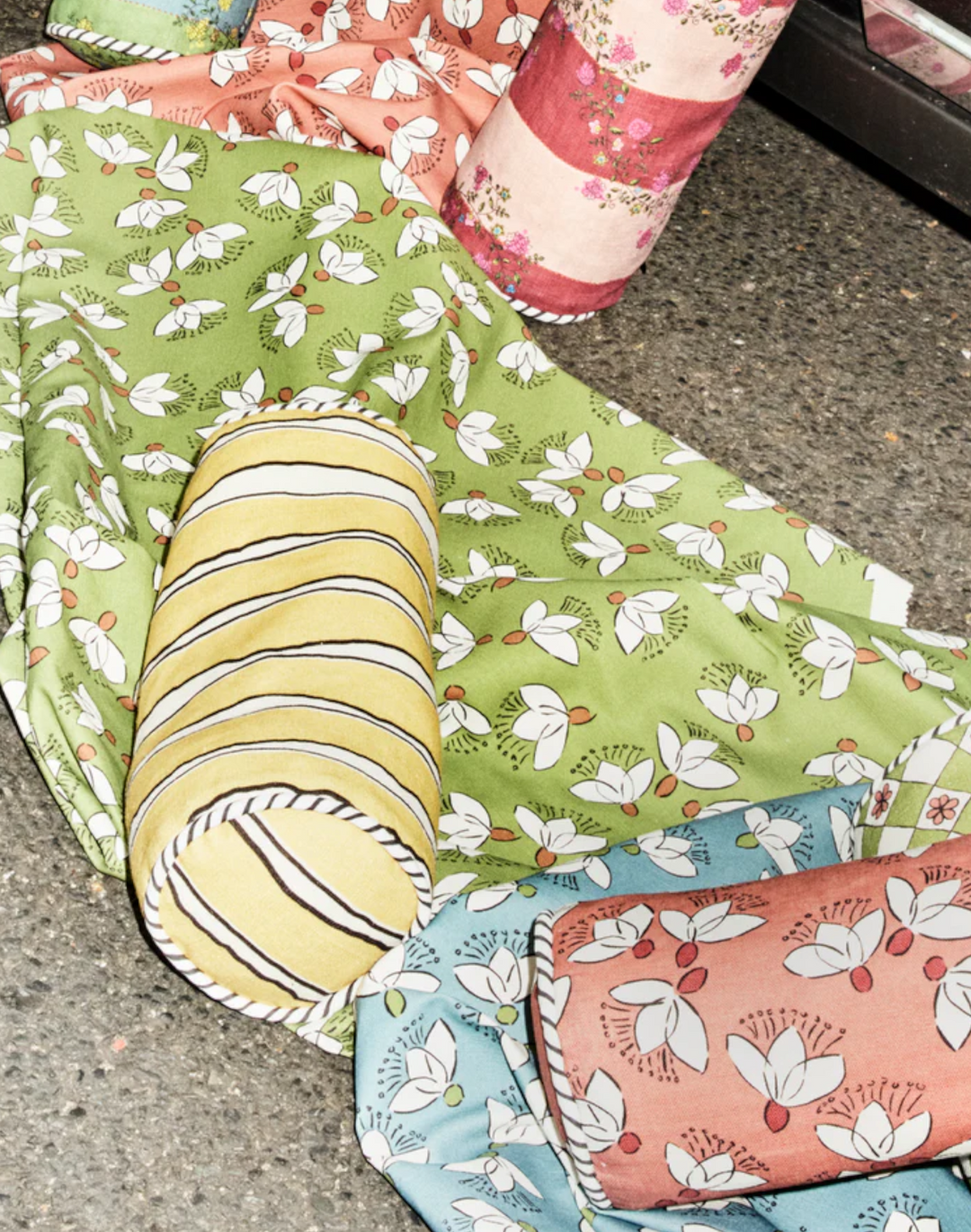 Charleston Fabric, Ash Rose