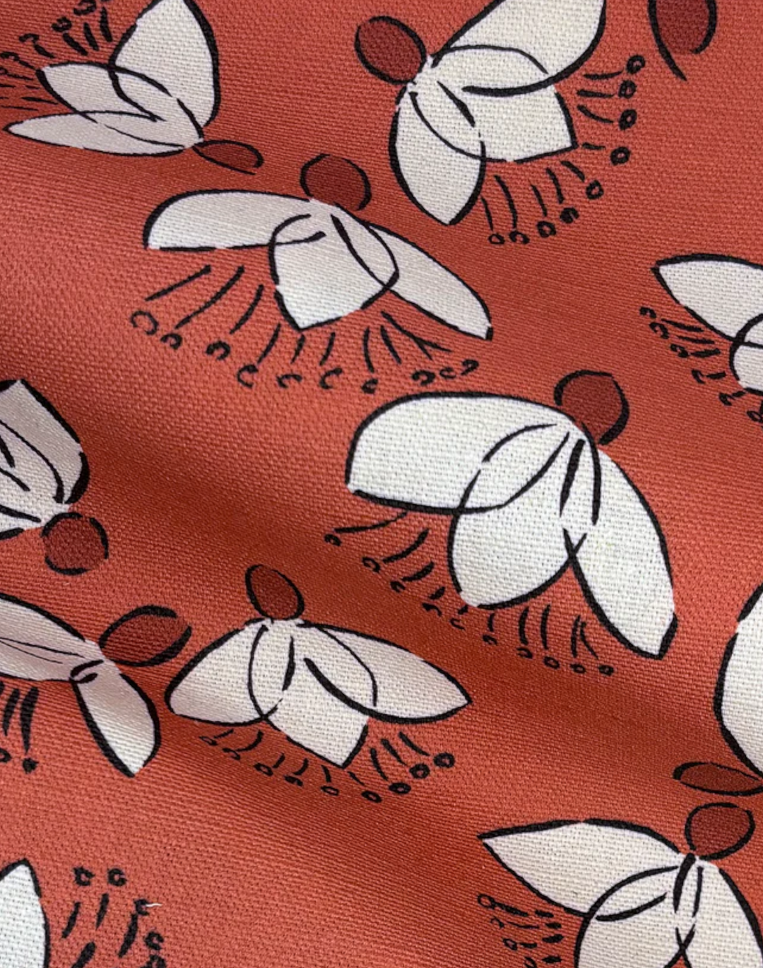Charleston Fabric, Ash Rose