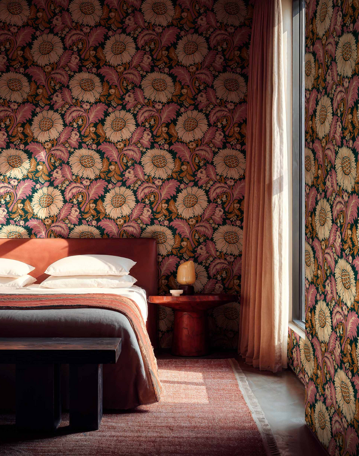 Chinese Damask, Coral D00103