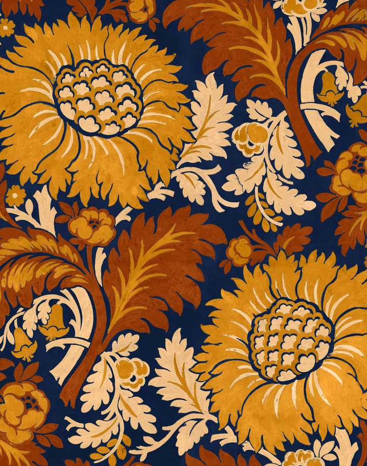 Chinese Damask, Mustard D00105
