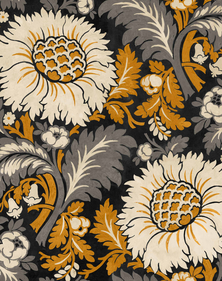 Chinese Damask, Onyx D00104