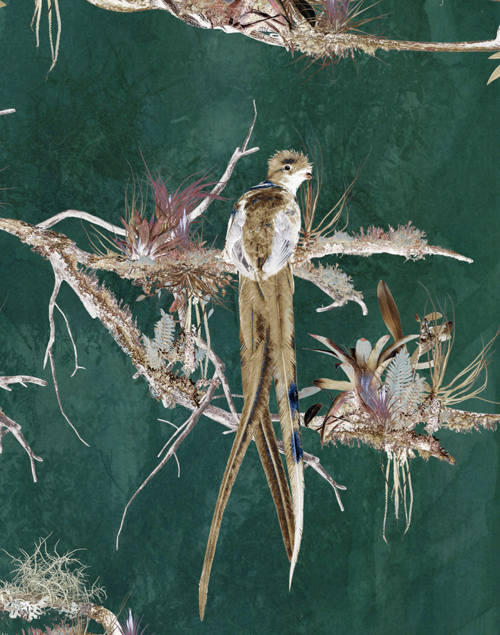 Chinoiserie, Dark Green