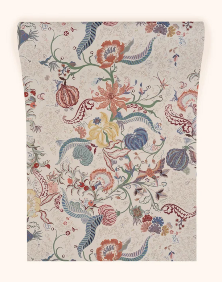 Chintz 21, Carmine Blue