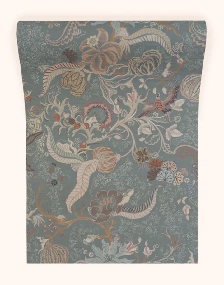 Chintz 21 Grasscloth, Washbrook