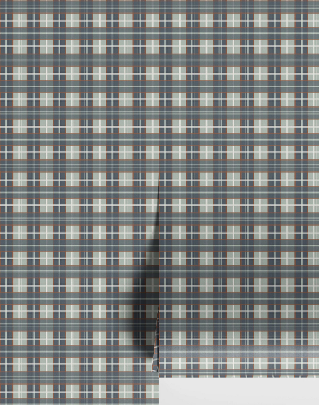 Classic Plaid, Faded Navy